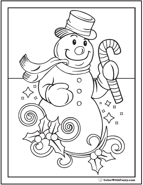 590x762 Printable Snowman Coloring Pages. Elegant Snowman Coloring Page