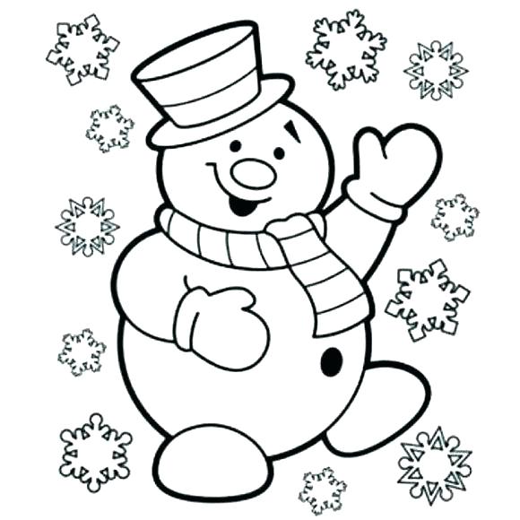 580x580 Snowman Coloring Pages Free Snowmen Coloring Page Snowmen Coloring