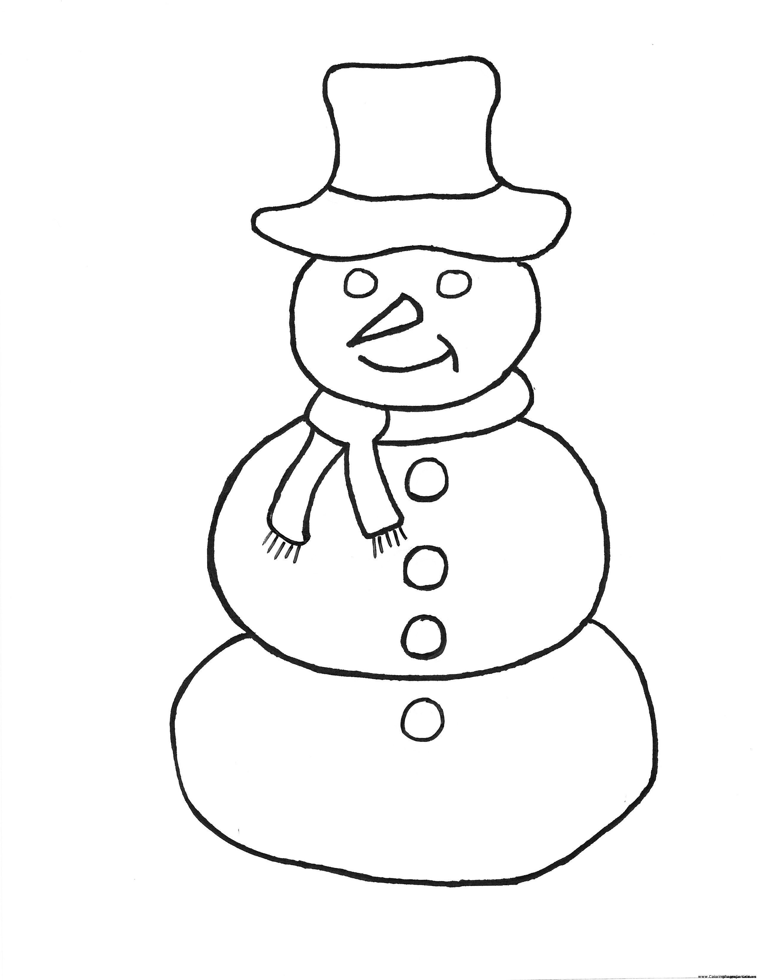 2550x3300 Simple Snowman Coloring Pages Frosty The Snowman Coloring Page