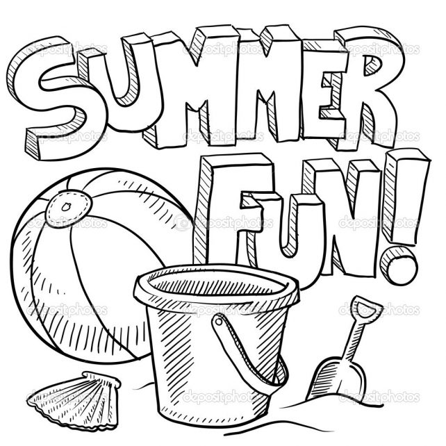 642x642 Summer Coloring Pages 3 104 Splendid