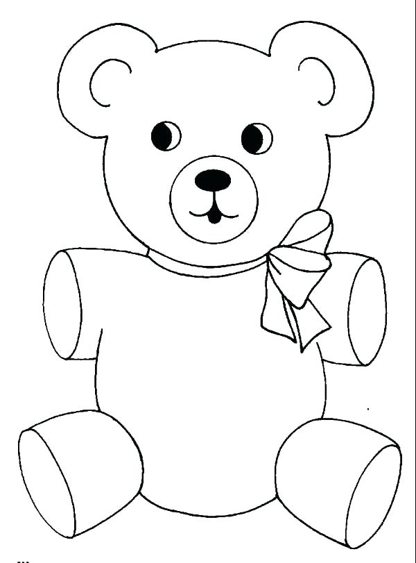 Coloring For All Teddy Bear Coloring Page Simple Beautiful Teddy 600x811 Coloring For All Teddy Bear Coloring Page Simple Beautiful Teddy