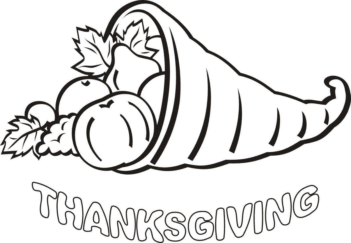 Simple Thanksgiving Coloring Pages Simple Colorings 1206x834 Simple Thanksgiving Coloring Pages Simple Colorings
