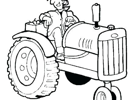 Tractor Coloring Pages Printable Tractor Coloring Pages John 440x330 Tractor Coloring Pages Printable Tractor Coloring Pages John