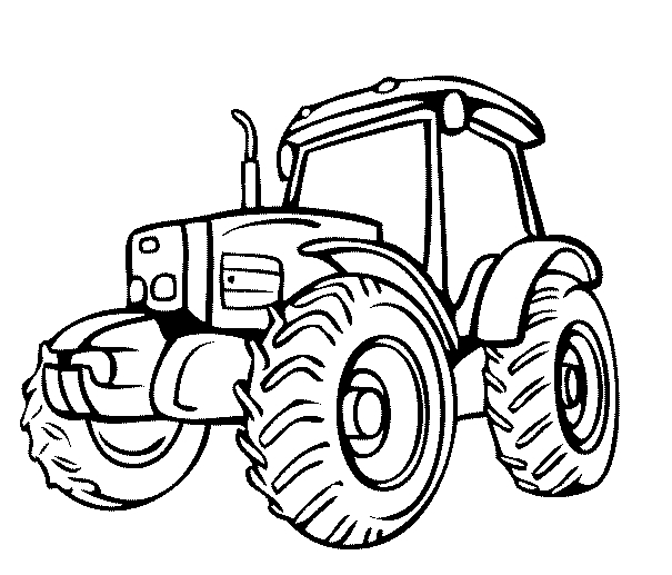 Simple Tractor Coloring Pages Gianfreda 888622 605x517 Simple Tractor Coloring Pages Gianfreda 888622