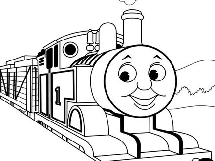 440x330 41 Thomas The Train Coloring Page, Thomas And Friends Coloring
