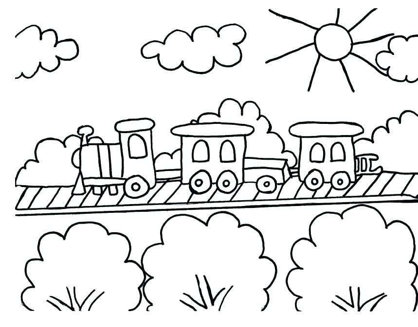 859x673 Thomas Coloring Page Coloring Pages The Train Coloring Sheets
