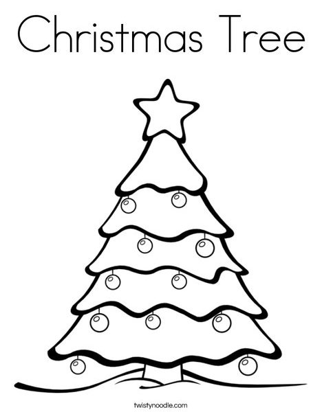 Simple Tree Coloring Page at GetColorings.com | Free printable ...