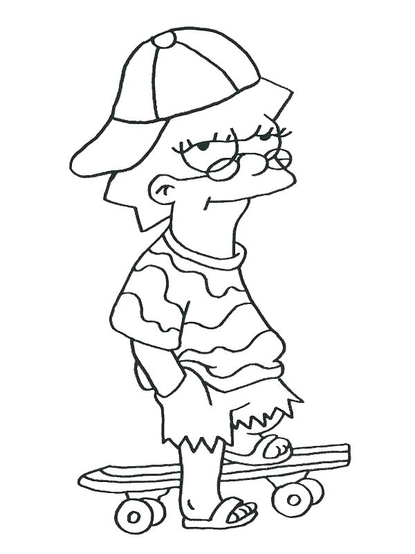 The Simpsons Coloring Pages 600x800 The Simpsons Coloring Pages