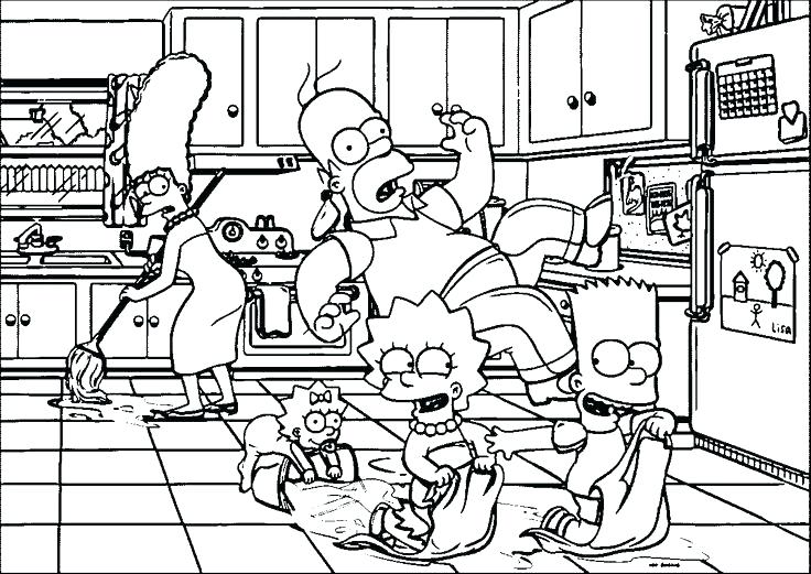 Simpsons Coloring Pages Coloring Pages The Coloring Page Coloring 736x521 Simpsons Coloring Pages Coloring Pages The Coloring Page Coloring