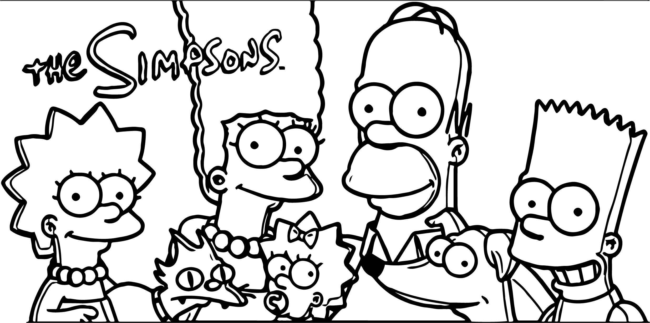Simpsons Coloring Pages Key Page Awesome Art The Ribsvigyapan 2472x1228 Simpsons Coloring Pages Key Page Awesome Art The Ribsvigyapan