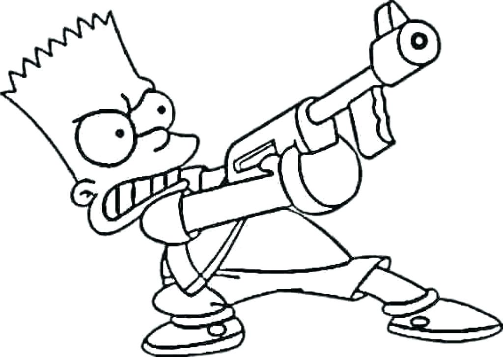 Simpsons Coloring Pages 1024x727 Simpsons Coloring Pages
