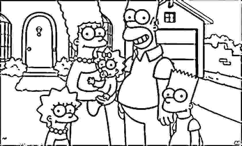 842x509 Marge Redone By Simpspin Coloring Page Free Maggie Simpson
