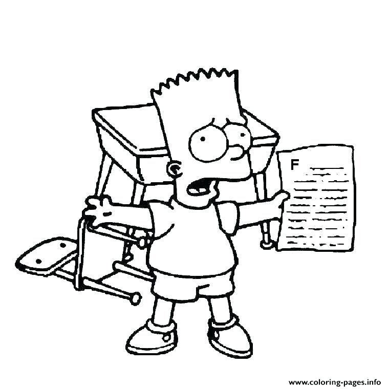 760x760 Coloring Pages Printable Free Homer Simpson Coloring Pages Homer