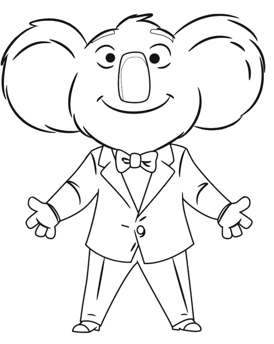 Sing Coloring10.jpg 956x1200 Sing Coloring10.jpg