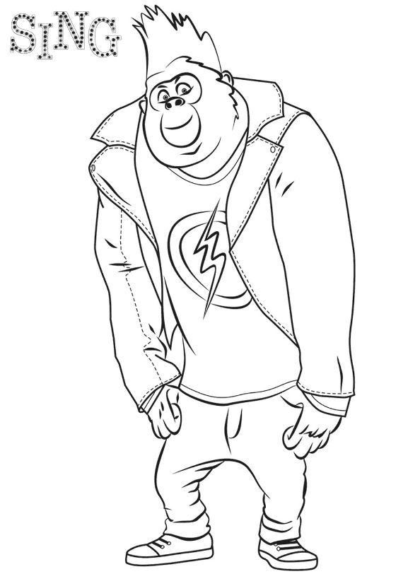 Kids N 31 Coloring Pages Of Sing 594x812 Kids N 31 Coloring Pages Of Sing