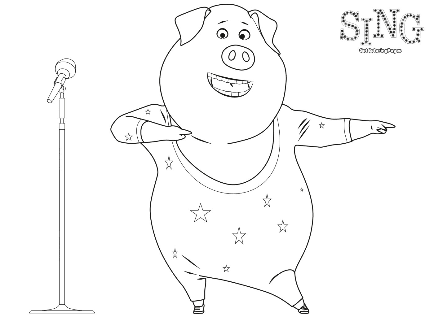 Singer Coloring Pages Top 30 Sing Movie Arilitv Com Pink Beauteous 1400x1024 Singer Coloring Pages Top 30 Sing Movie Arilitv Com Pink Beauteous