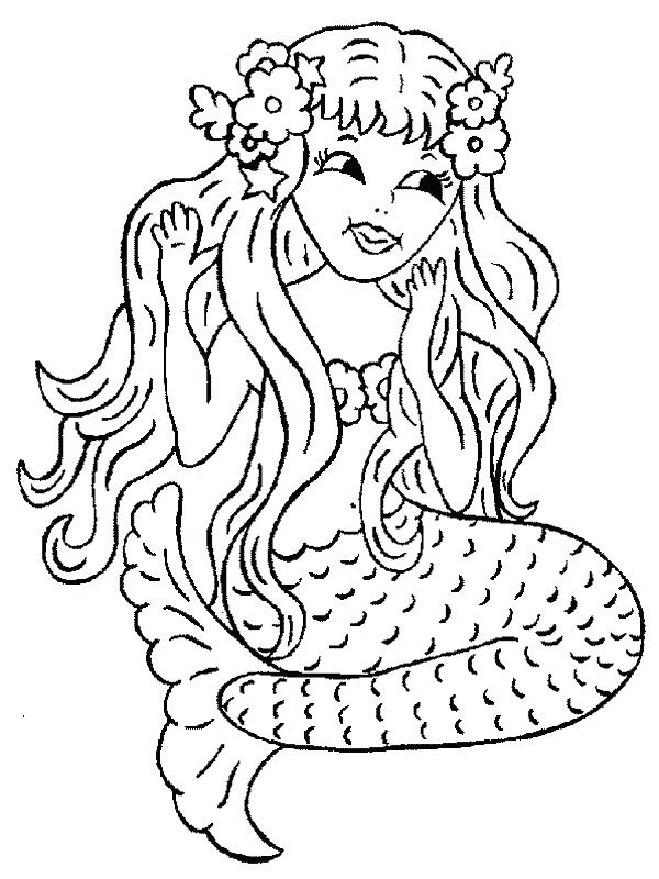 600x800 Mermaid Coloring Pages Printable Elegant Little Mermaid Coloring