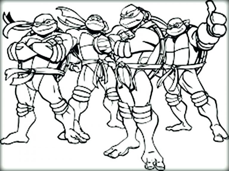 Ninja Turtle Coloring Pages Michelangelo New Cartoon Turtles Gang 768x573 Ninja Turtle Coloring Pages Michelangelo New Cartoon Turtles Gang