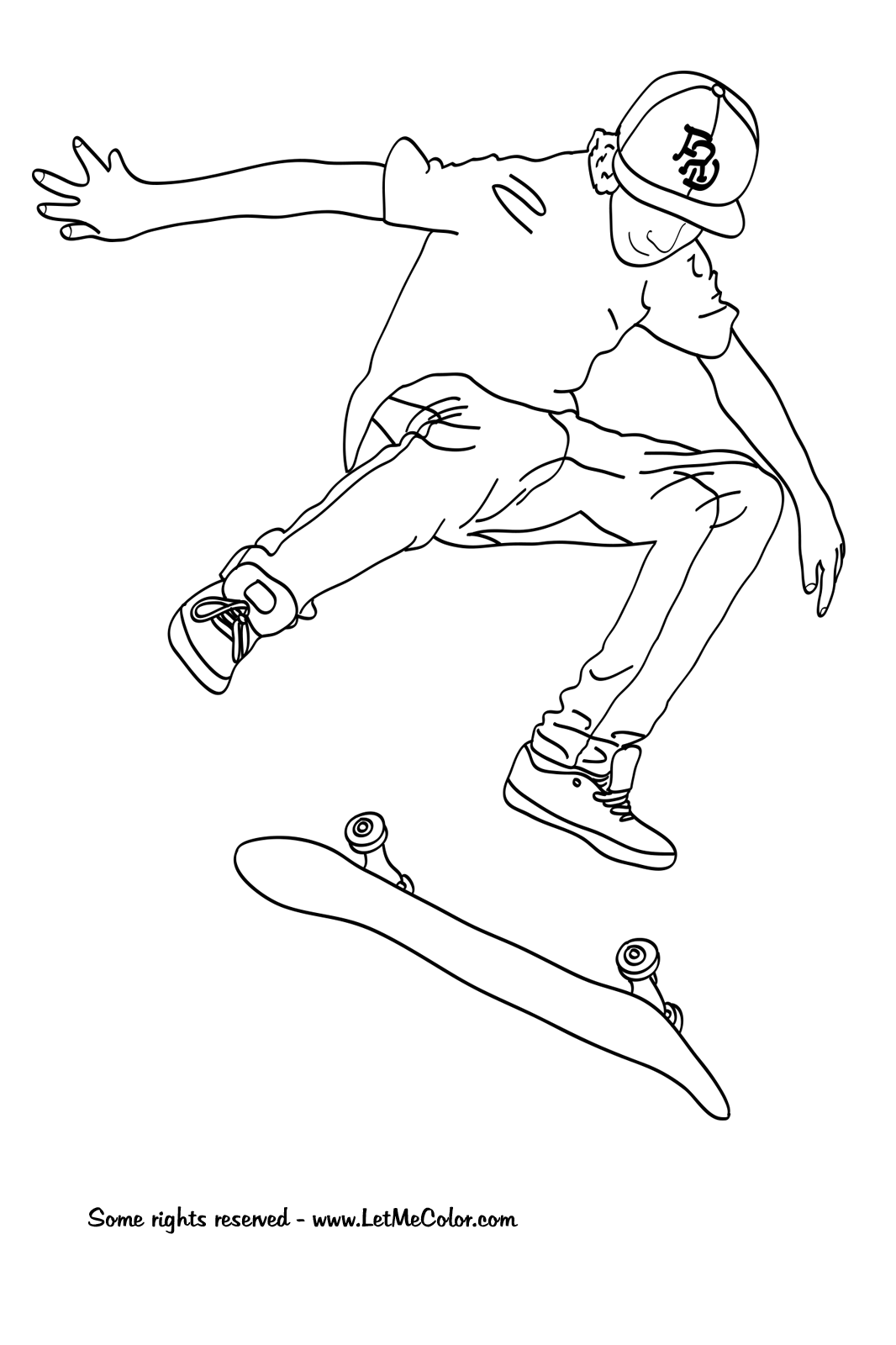 Skateboard Coloring Pages 1066x1600 Skateboard Coloring Pages
