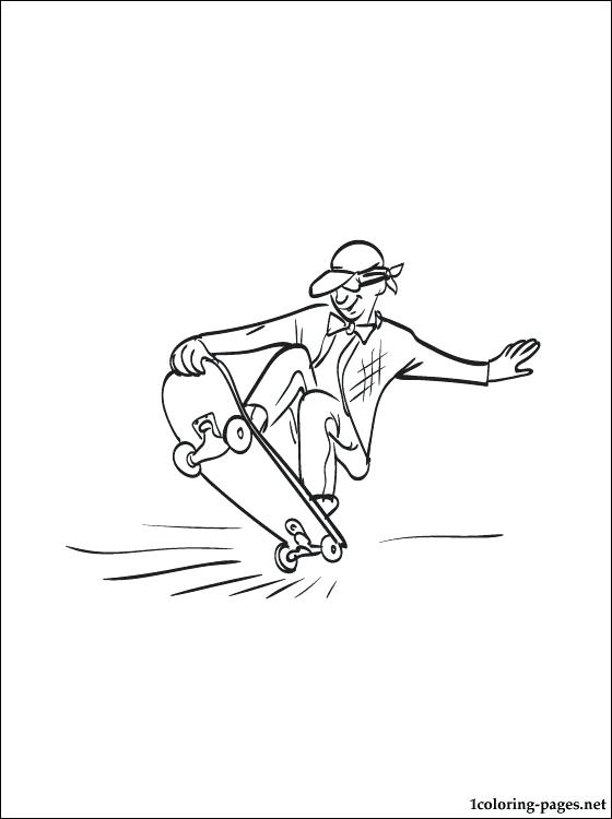 Skateboard Coloring Pages Coloring Page Skateboard Skateboarding 560x750 Skateboard Coloring Pages Coloring Page Skateboard Skateboarding