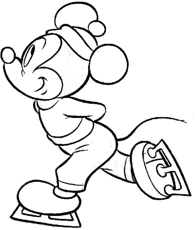 765x900 Ice Skates Coloring Pages 2385653