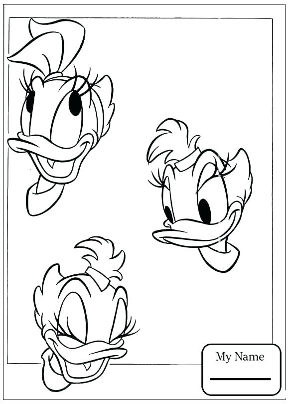 578x810 Ice Skating Coloring Pages Printable Daisy Duck Coloring Page