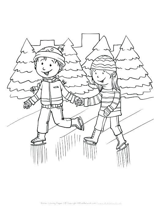 530x686 Skating Coloring Pages Skating Coloring Pages Ice Skating Coloring