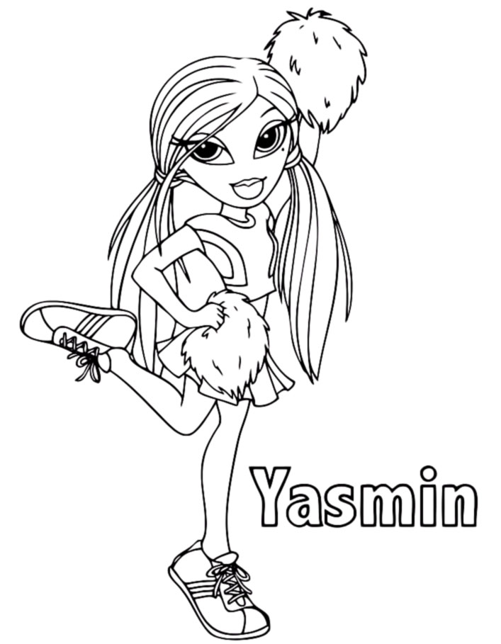 707x909 Bratz Ice Skating Coloring Pages Bratz Coloring Pages 2 Cloe Bratz