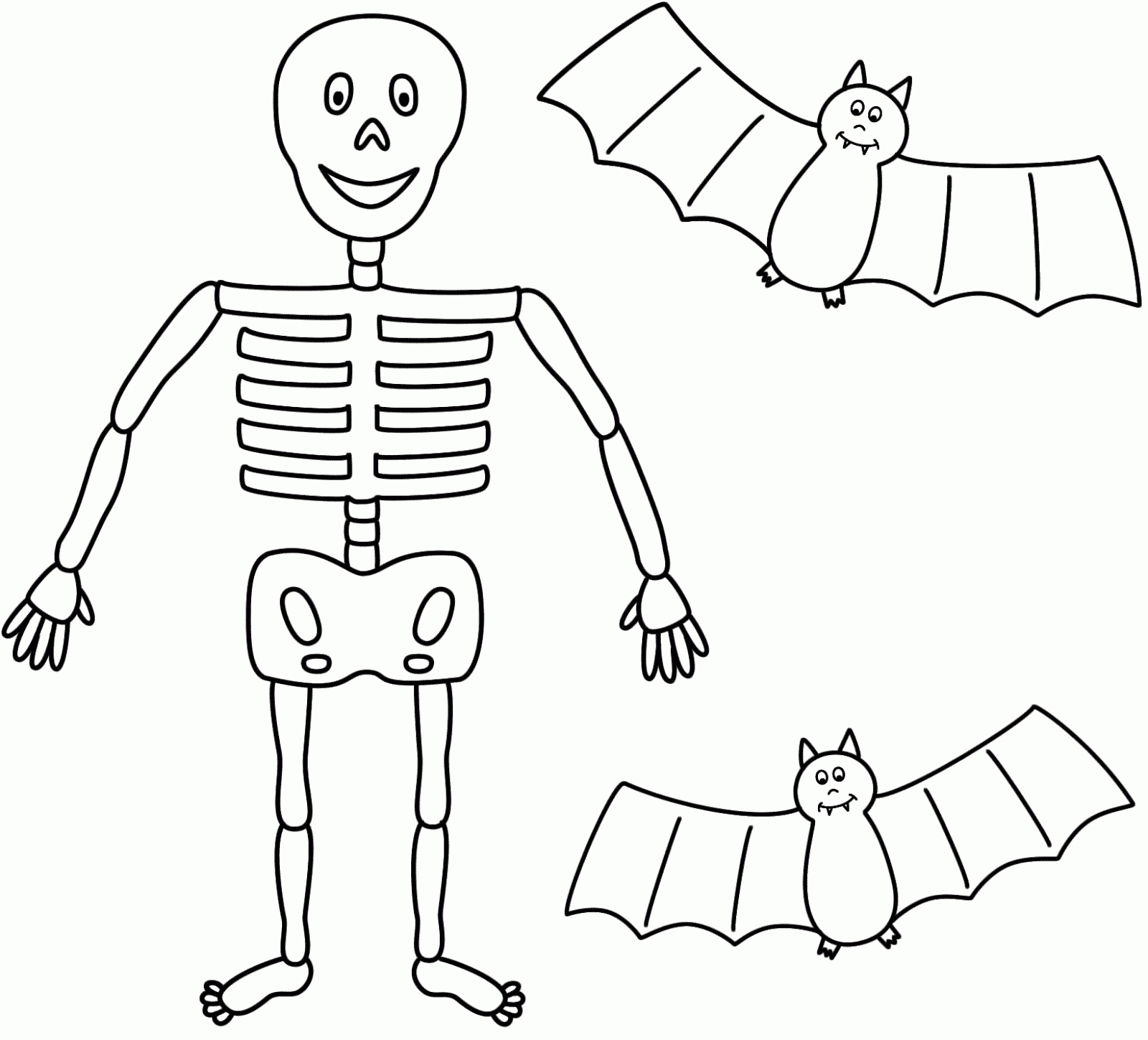 1600x1449 Skeleton Coloring Page Luxury 10 Scary Skeleton Coloring Pages