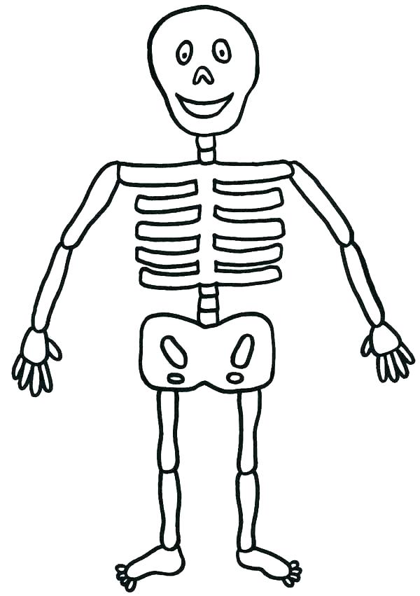 600x851 Skeleton Coloring Page Coloring Pages Skeleton Skeleton And His