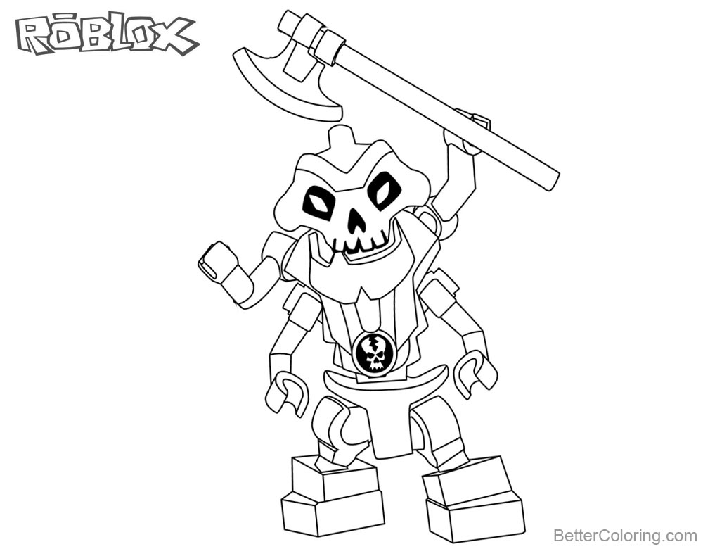 Roblox Lego Ninjago Skeleton Coloring Pages 1000x780 Roblox Lego Ninjago Skeleton Coloring Pages