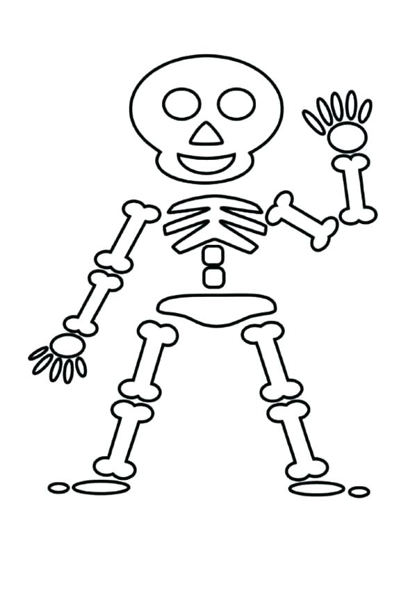 600x857 Skeleton Coloring Pages Jack Skellington Colouring Pages