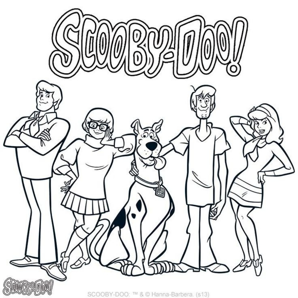 Scooby Doo Coloring Page Value Pages 1 On With Prixducommerce 1024x1024 Scooby Doo Coloring Page Value Pages 1 On With Prixducommerce