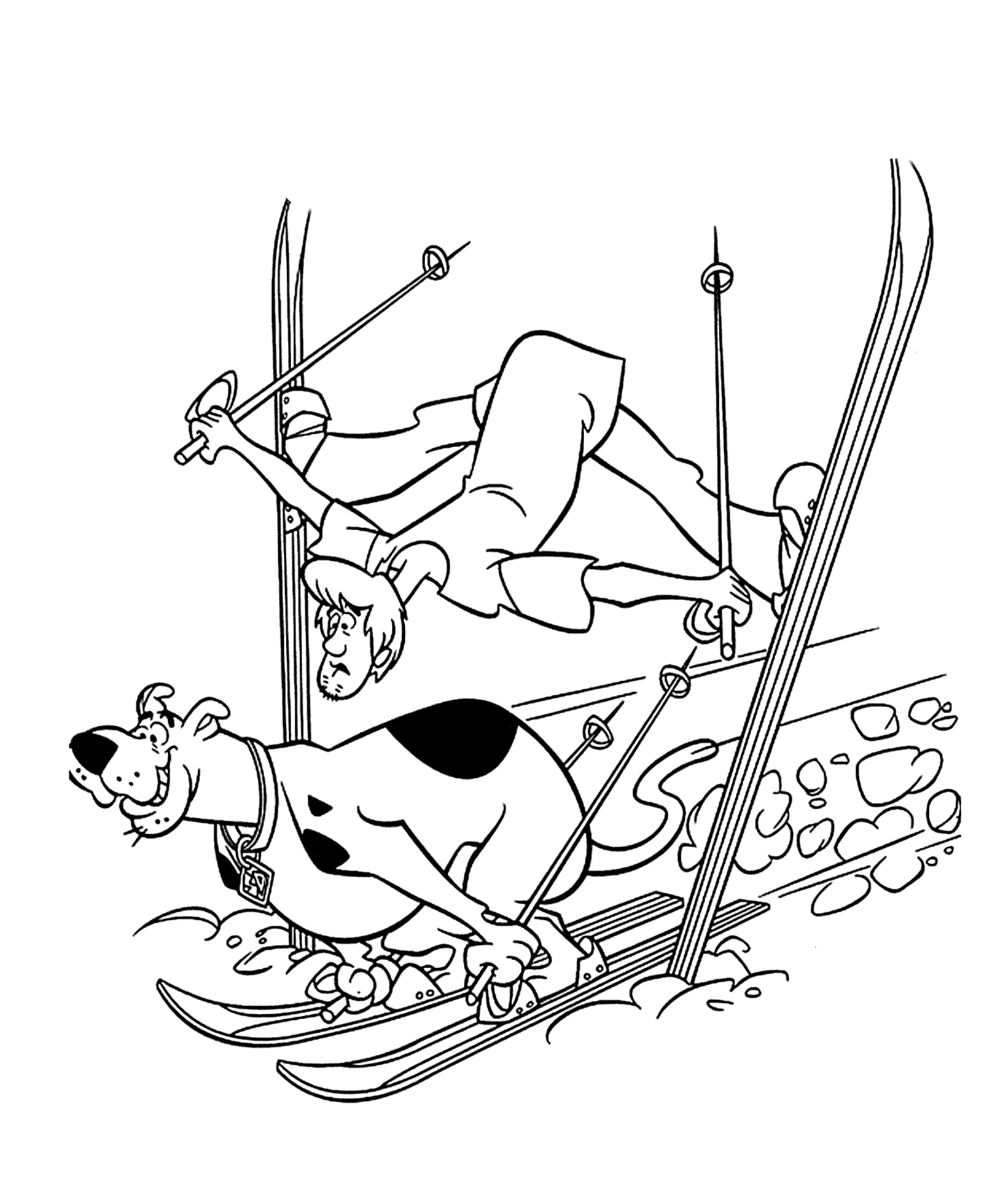 Scooby Doo Play Skiing Skiing 1483x1732 Scooby Doo Play Skiing Skiing