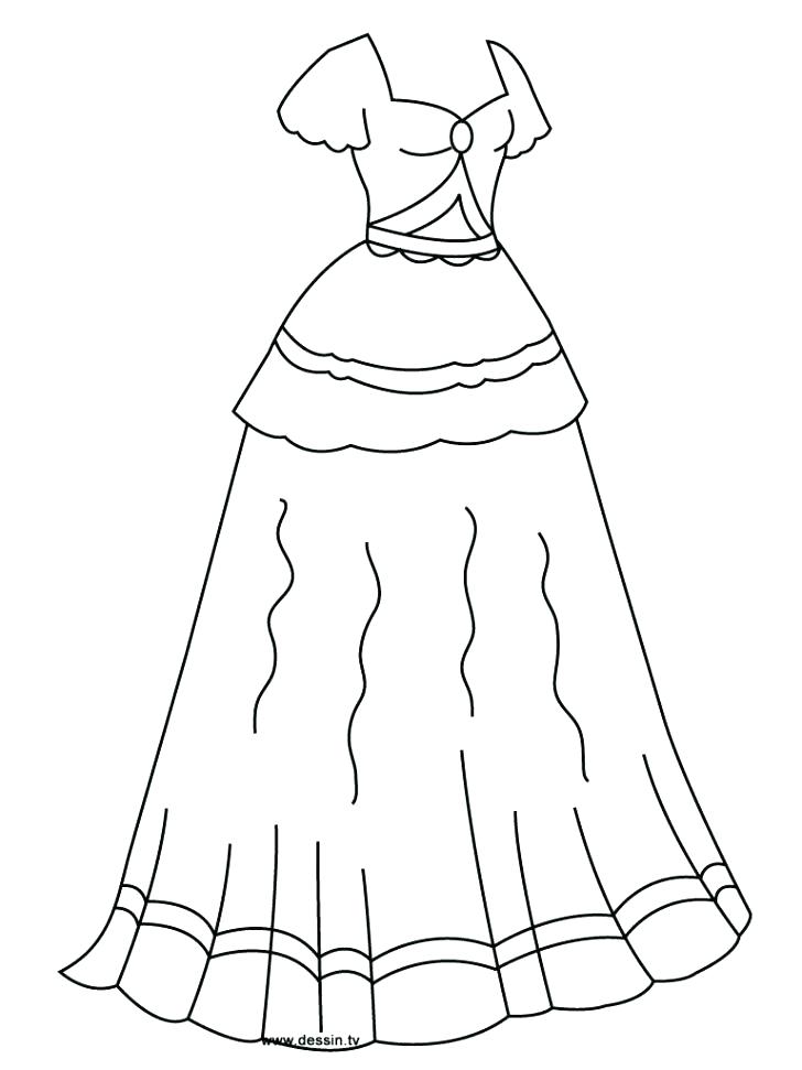 728x971 Dress Pictures To Color Skirt Coloring Sheets Coloring Pages