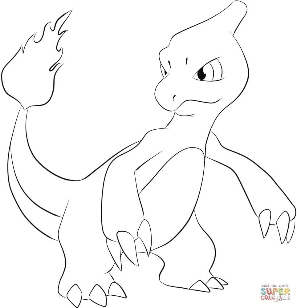 964x1000 Httpcolorings.copokemon Coloring Pages Charmeleon Colorings