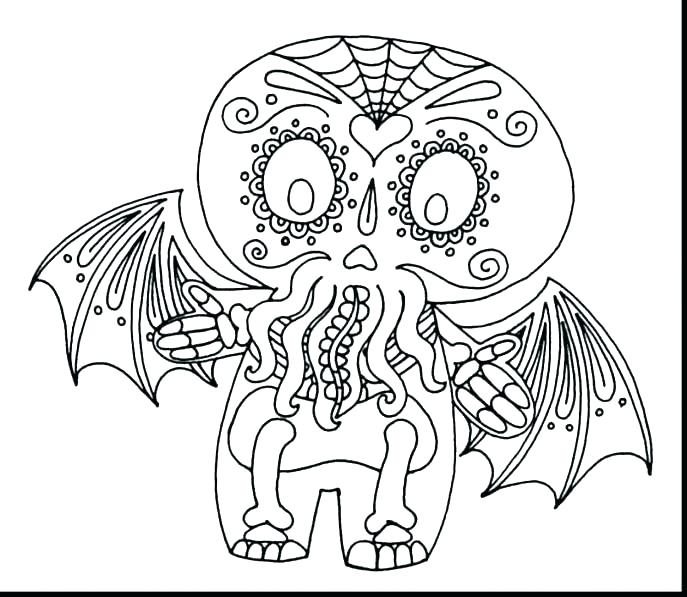 687x597 Anatomy Coloring Page