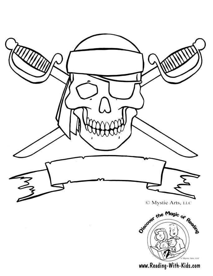 Skull And Crossbones Coloring Page So Cute For Birthdays 684x885 Skull And Crossbones Coloring Page So Cute For Birthdays