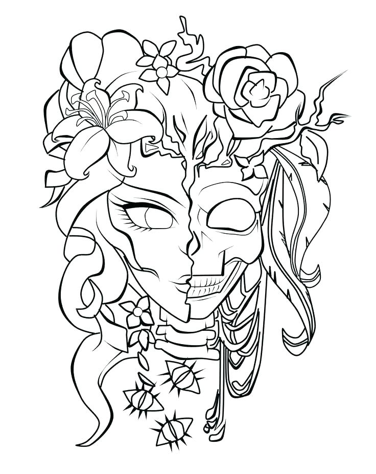 Roses Coloring Pages 736x927 Roses Coloring Pages