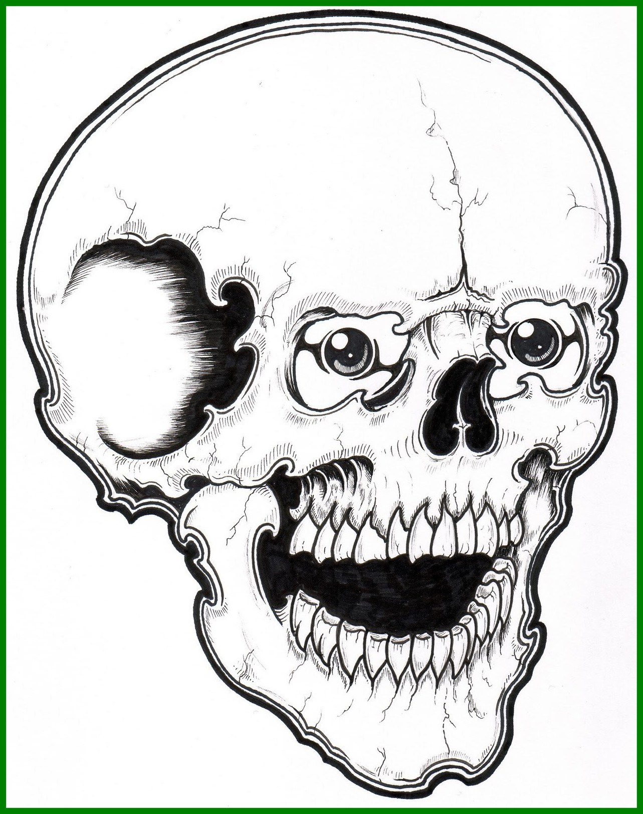 1283x1624 Stunning Printable Skull Coloring Pages For Kids Pics Skeleton
