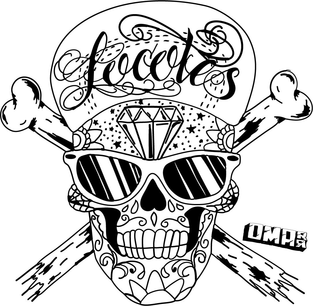 1086x1062 Rose And Skull Coloring Pages For Adults Gallery Within