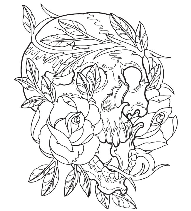 Tattoo Art Coloring Pages 650x718 Tattoo Art Coloring Pages