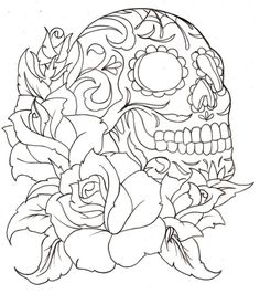 Day Of The Dead Sugar Skull Tattoo Sugar Skulls 236x266 Day Of The Dead Sugar Skull Tattoo Sugar Skulls