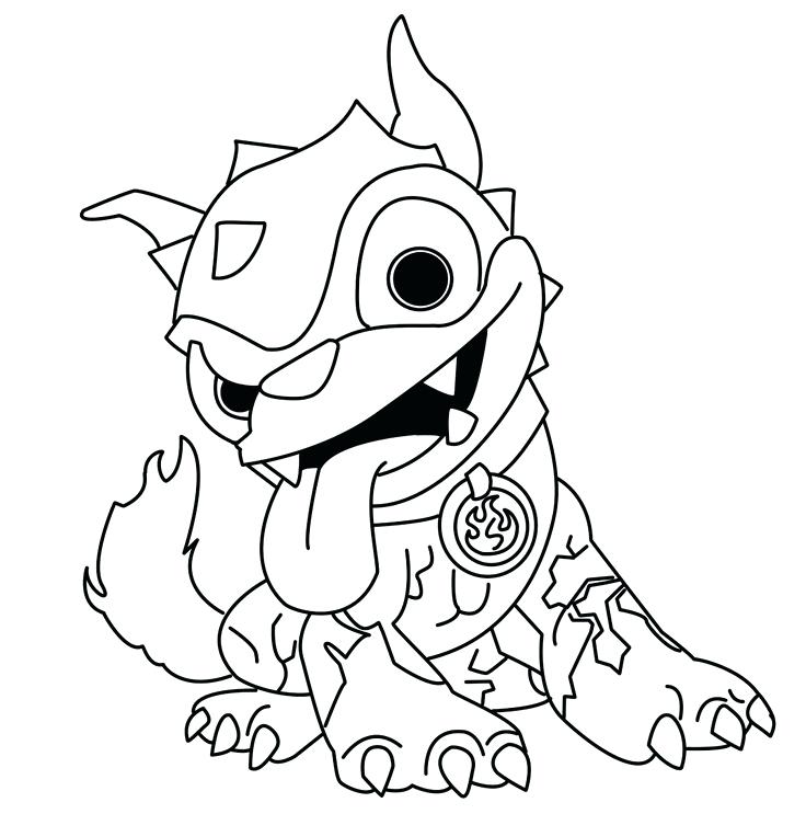 Skylander Coloring Pictures Pages Hot Dog Skylanders On Printable 736x743 Skylander Coloring Pictures Pages Hot Dog Skylanders On Printable
