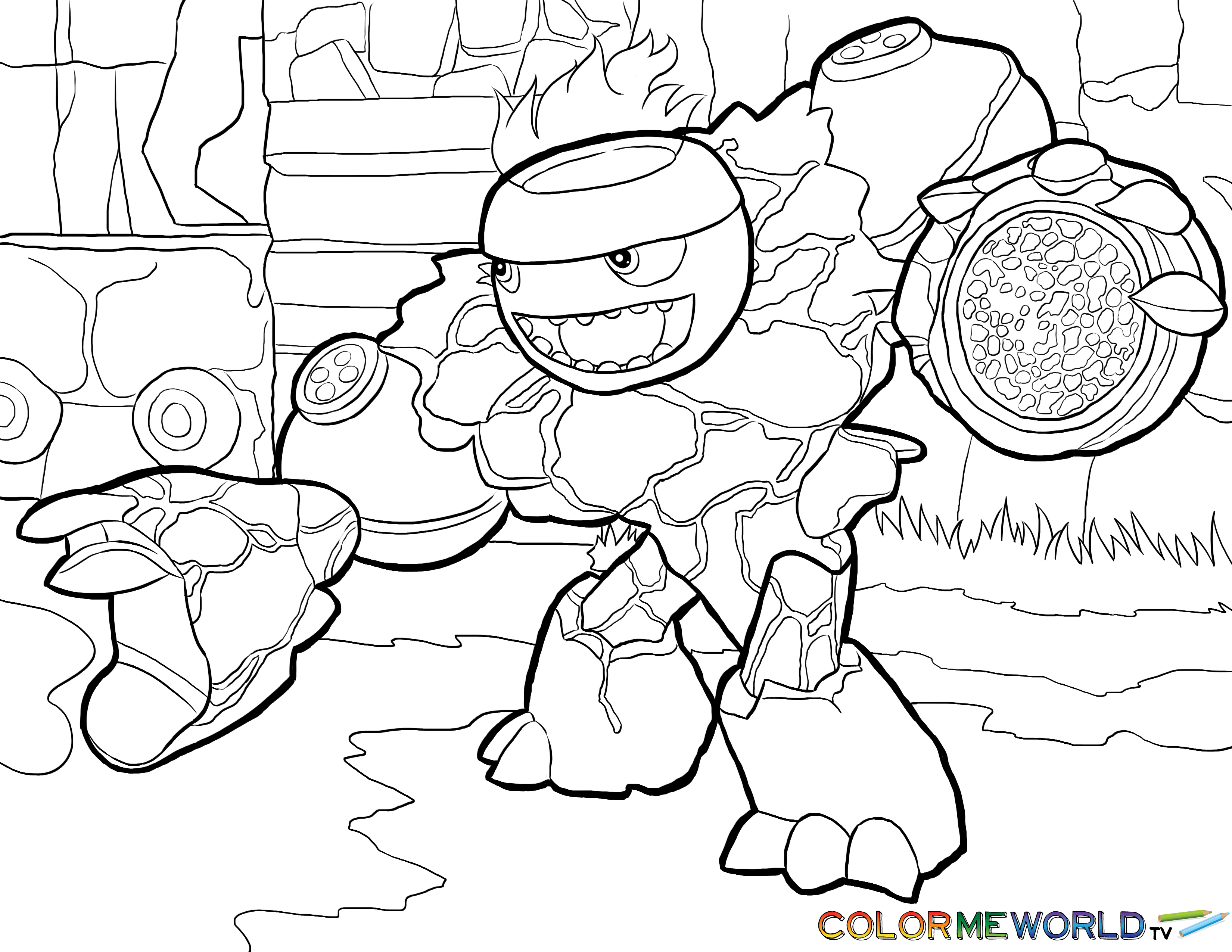 Skylanders Hot Head Coloring Page Hot Head Free Color Page, Download 3300x2550 Skylanders Hot Head Coloring Page Hot Head Free Color Page, Download