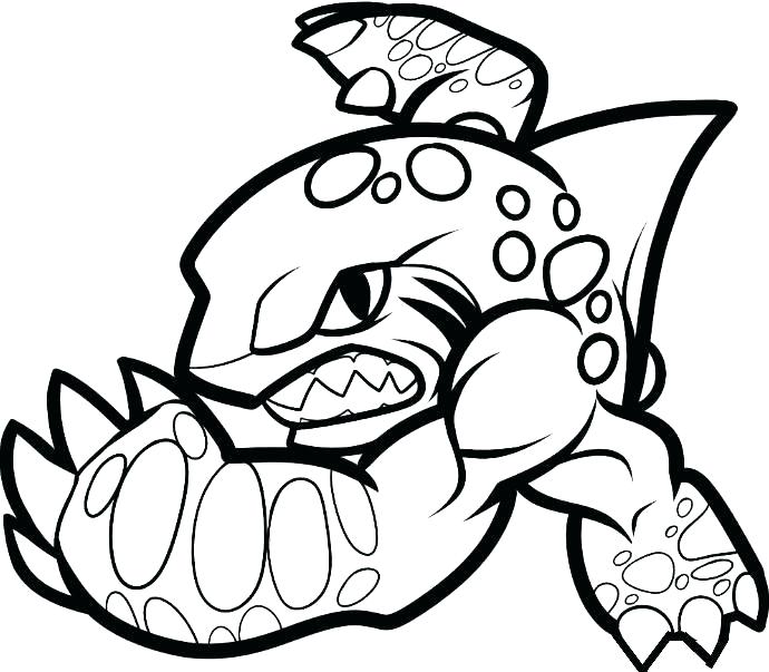 690x603 Skylander Coloring Pages Printable Coloring Page Coloring Pictures