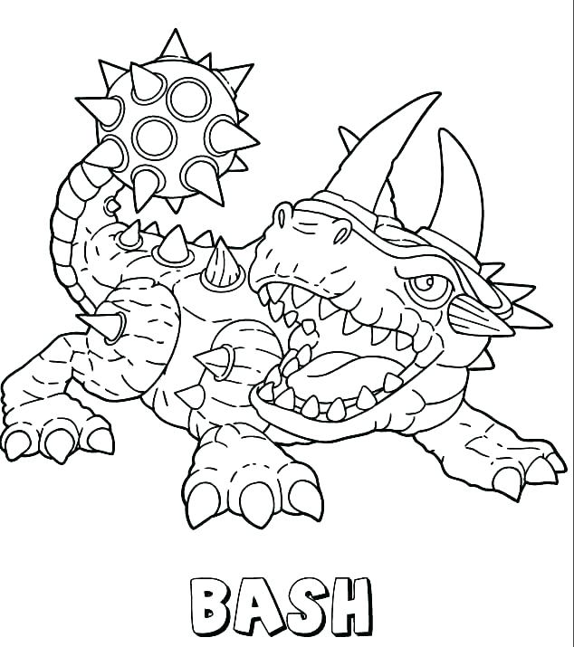 634x715 Skylanders Printable Coloring Pages Printable Coloring Sheets