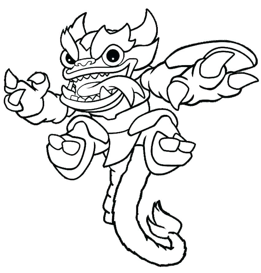 850x889 Coloring Skylanders