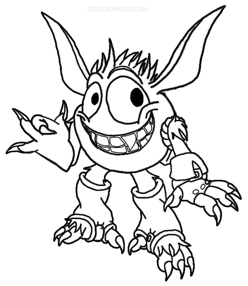 850x978 Printable Skylander Giants Coloring Pages For Kids Cool2bkids