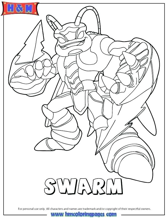Printable Skylander Coloring Pages Color Alive Pages Color 670x867 Printable Skylander Coloring Pages Color Alive Pages Color
